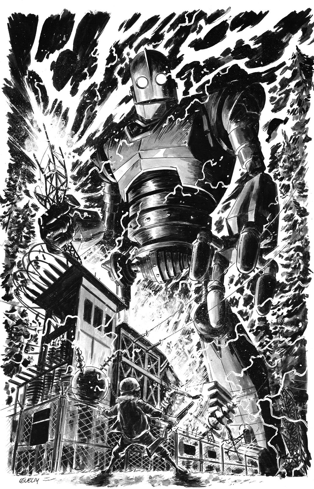 Iron Giant commission by Brian Level